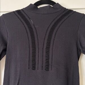 Zara Black Long-Sleeve Dress- Stretchy